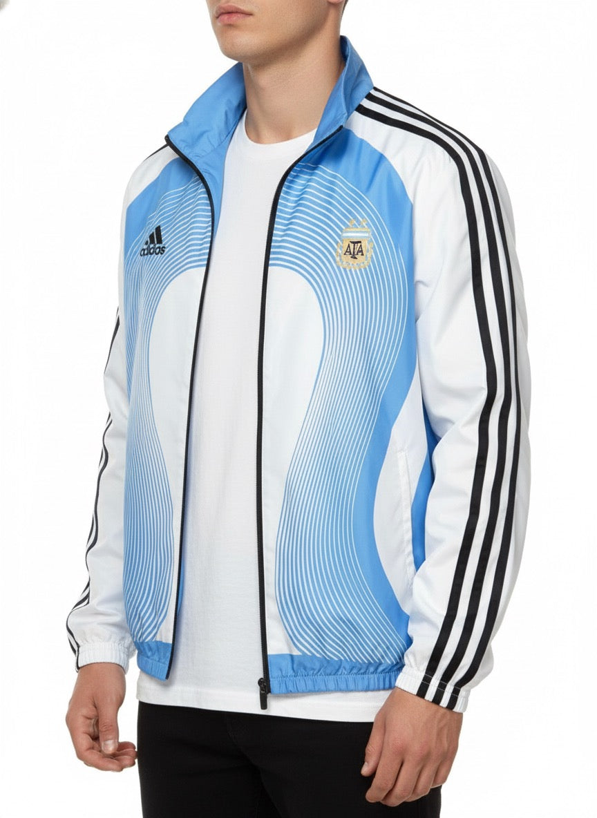 جاكيت الارجنتين اديداس مطري خفيف ✅