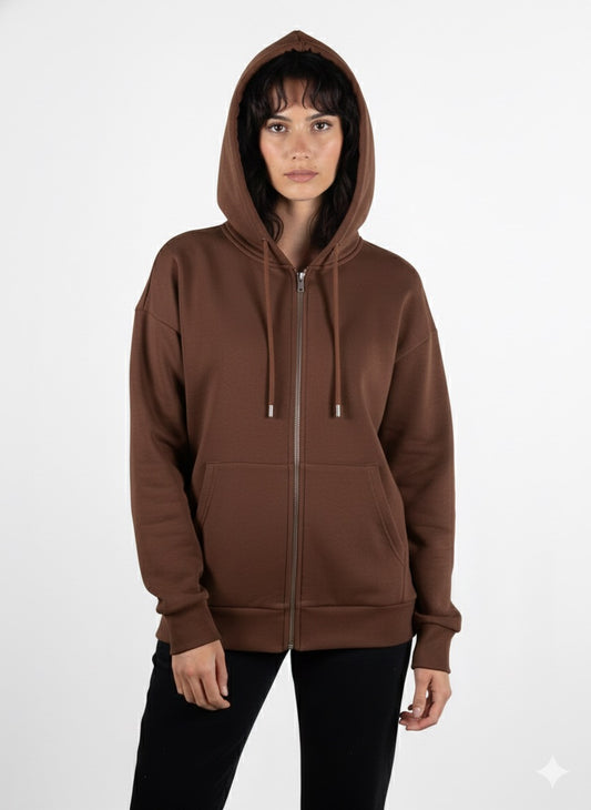 جاكيت جوزي سادة نسائي رجالي ,قطني ,قالب كبير