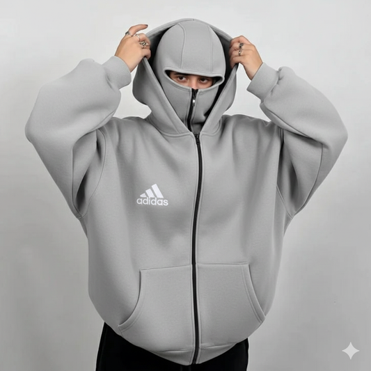 جاكيت قناع شعار اديداس ,قالب طبيعي