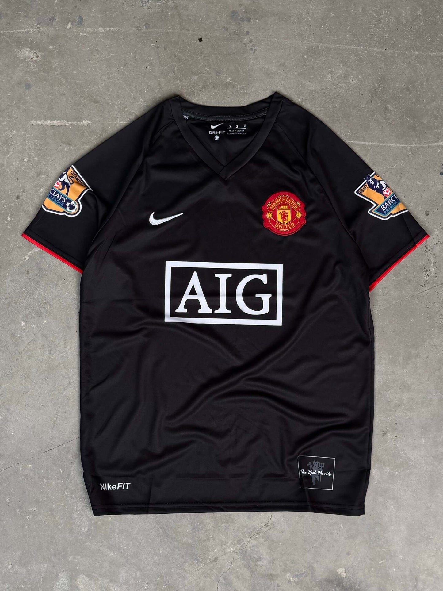 دريس تيشيرت نايك مانشستر يونايتد كريستيانو اسود