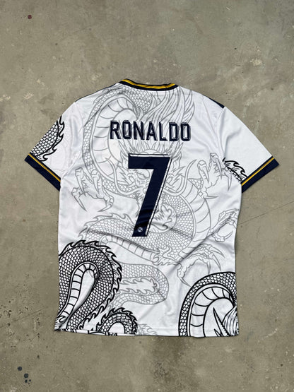 دريس تيشيرت نايك ريال مدريد لون ابيض كريستيانو