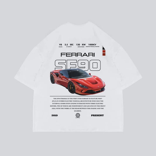 FERRARI SF90 تيشيرت