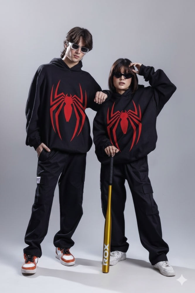 هودي ثنائي طبعة سبايدر مان وجهين Spider Man