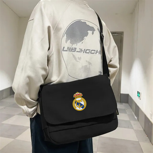 حقيبة كتف جانبية شعار ريال مدريد