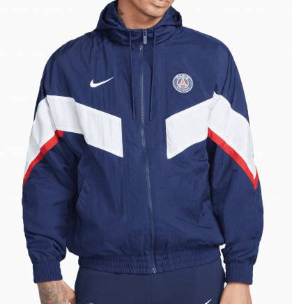 جاكيت باريس جيرمن نايك نيلي , مطري خفيف