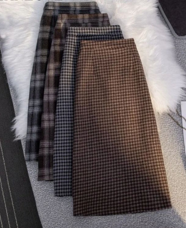 تنورة ستايل كوري شتوي *