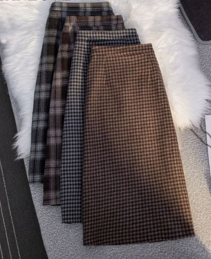 تنورة ستايل كوري شتوي *