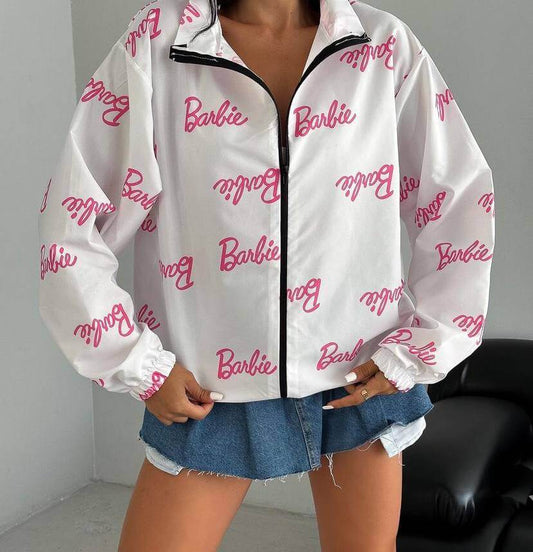 جاكيت باربي مطري خفيف