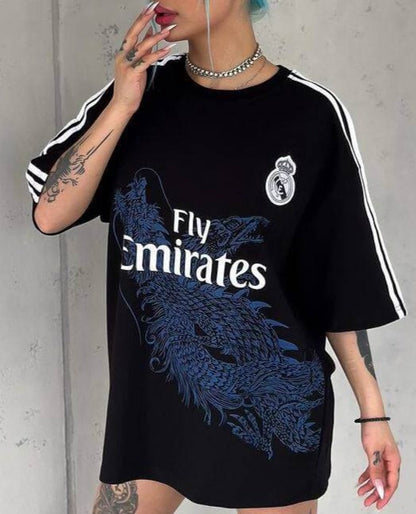تيشيرت نادي ريال مدريد والتنين ,قالب كبير