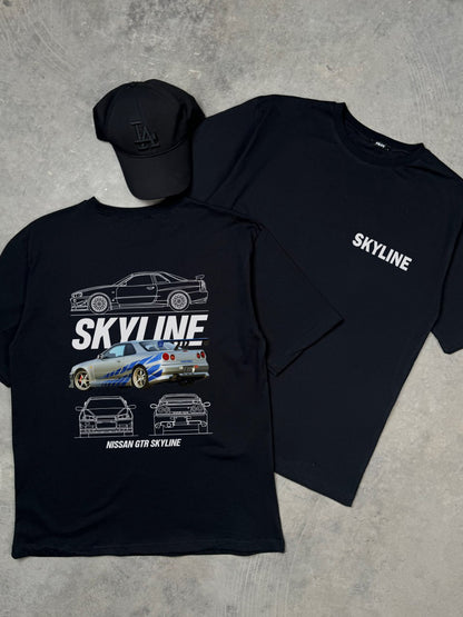 SKYLINE تيشيرت