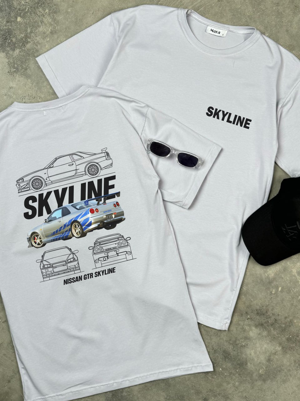 SKYLINE تيشيرت