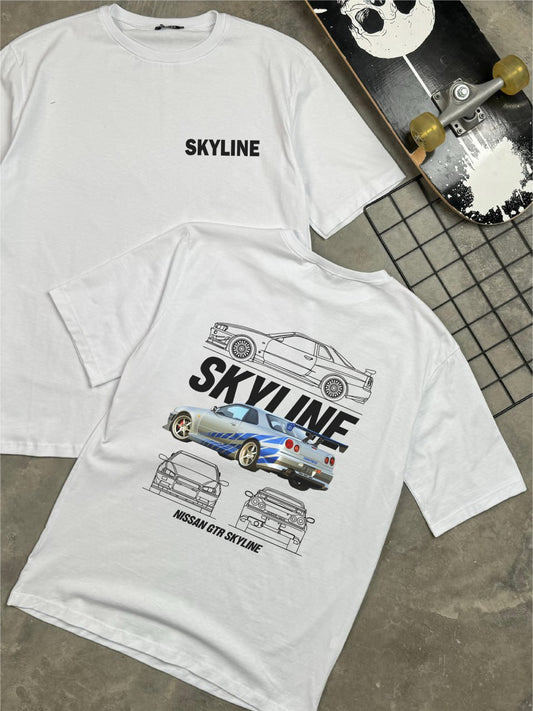 SKYLINE تيشيرت