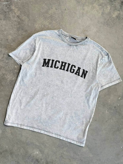 MICHIGAN تيشيرت حجري