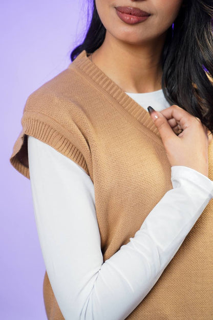 فيست قهوائي سادة ,قطني