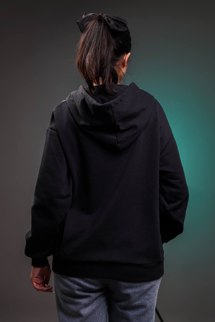 جاكيت بيكسل ستارز اسود بسحاب