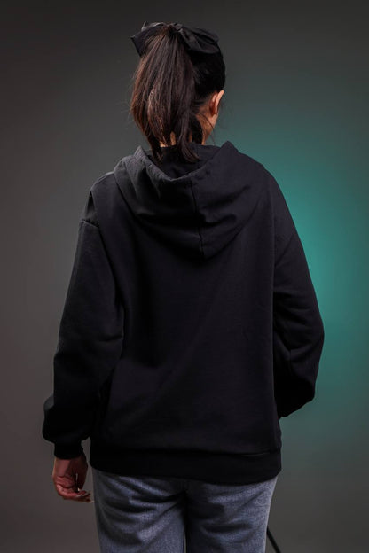 جاكيت بيكسل ستارز اسود بسحاب