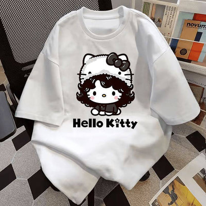 تيشيرت هيلو كيتي سوداء