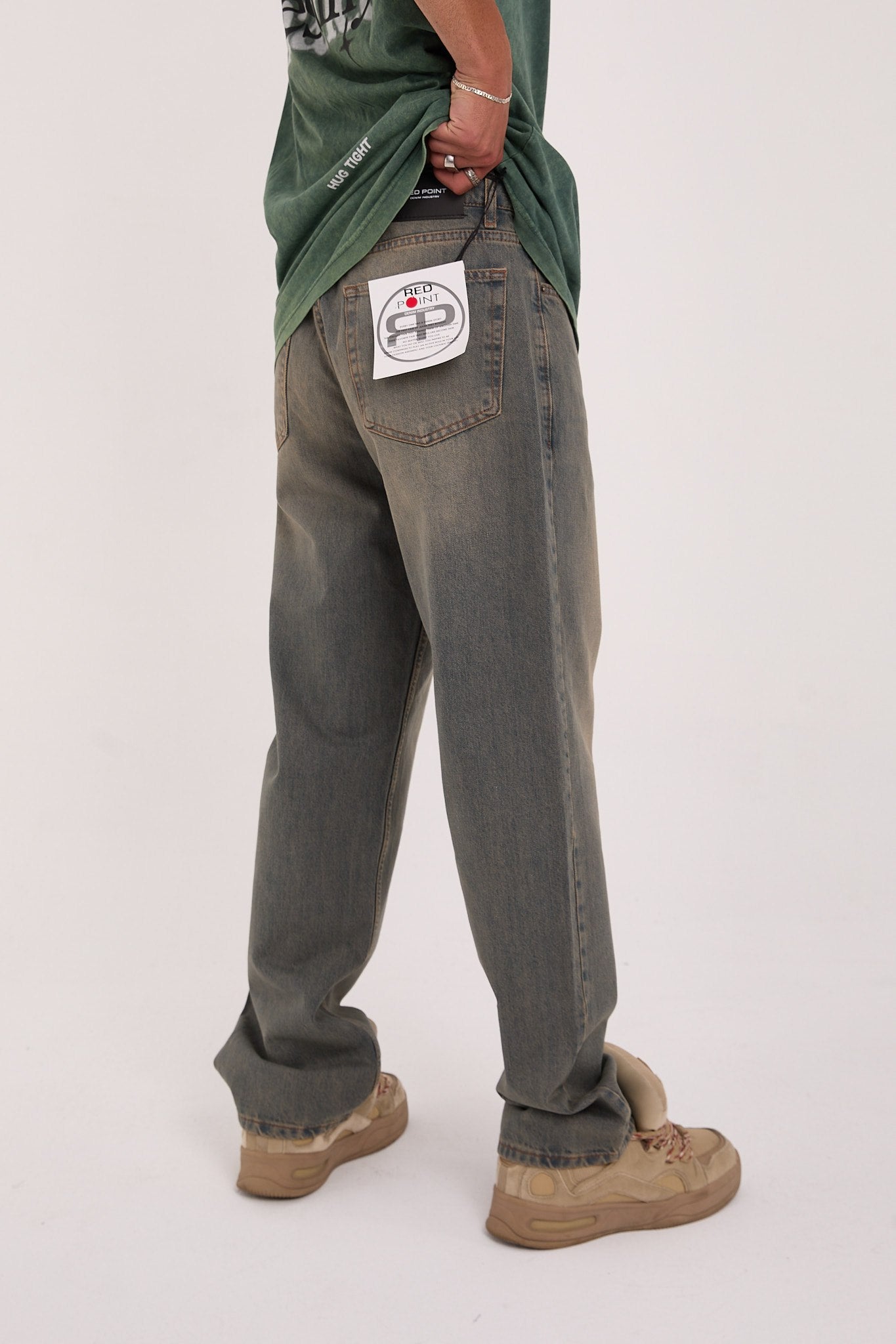 بنطرون جينز رجالي جوزي فاتح , قالب طبيعي