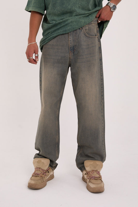 بنطرون جينز رجالي جوزي فاتح , قالب طبيعي