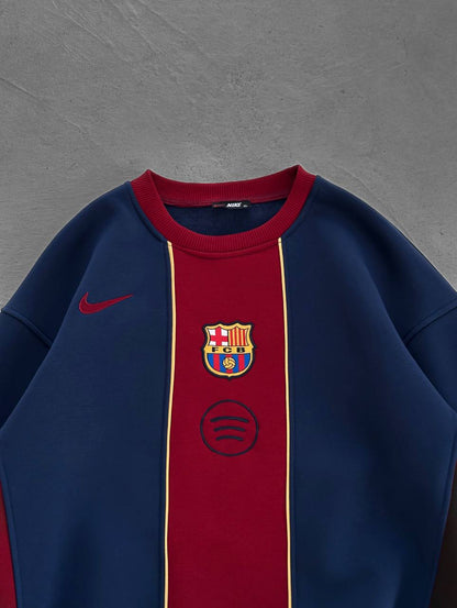 سويتر برشلونة نايك احمر وازرق , قالب كبير