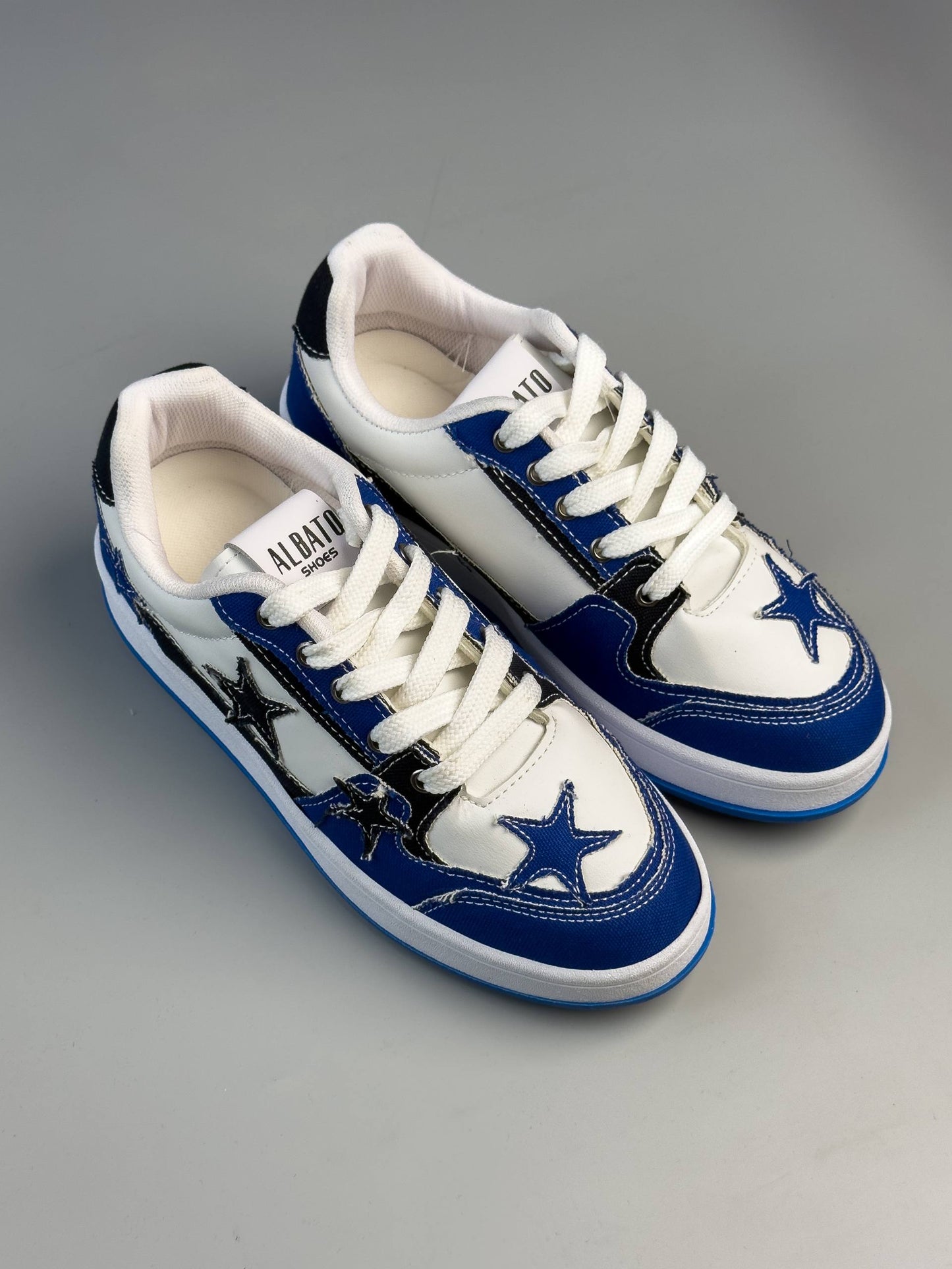 (القياسات بين 36>40) حذاء نجوم ازرق ,قالب صغير