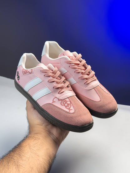 (القياسات بين 36>40) حذاء هيلو كيتي وردي ,قالب صغير