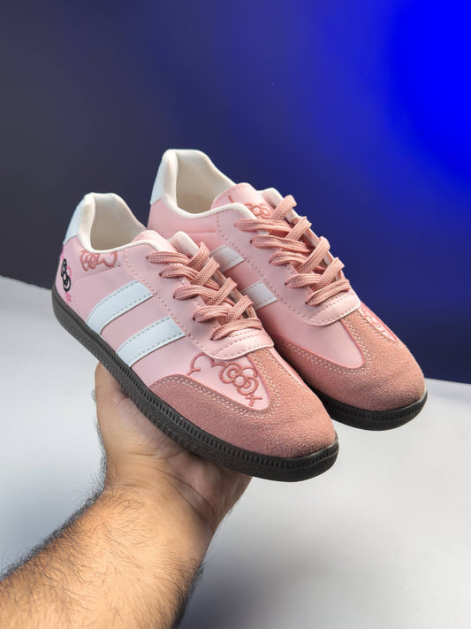 (القياسات بين 36>40) حذاء هيلو كيتي وردي ,قالب صغير