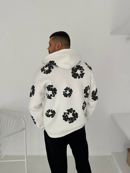 جاكيت قطني ورود طباعة