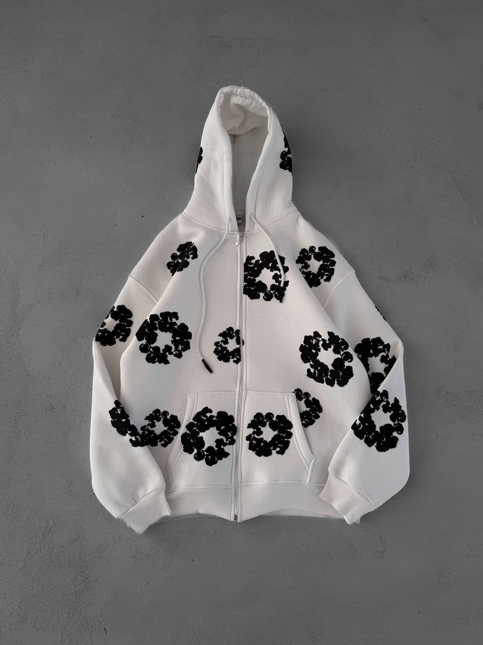 جاكيت قطني ورود طباعة