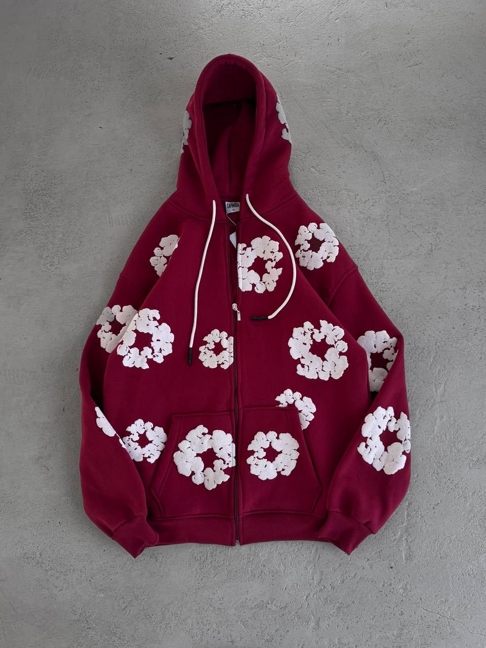 جاكيت قطني ورود طباعة