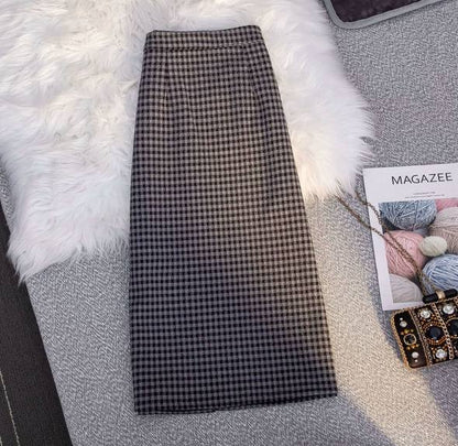 تنورة ستايل كوري شتوي *