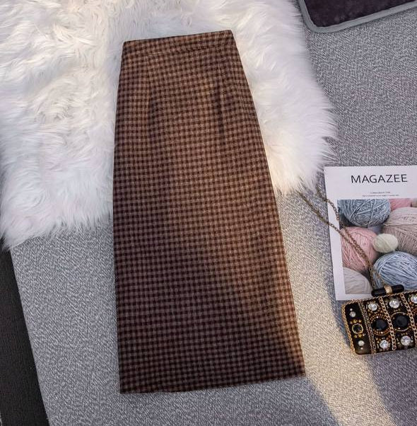 تنورة ستايل كوري شتوي *