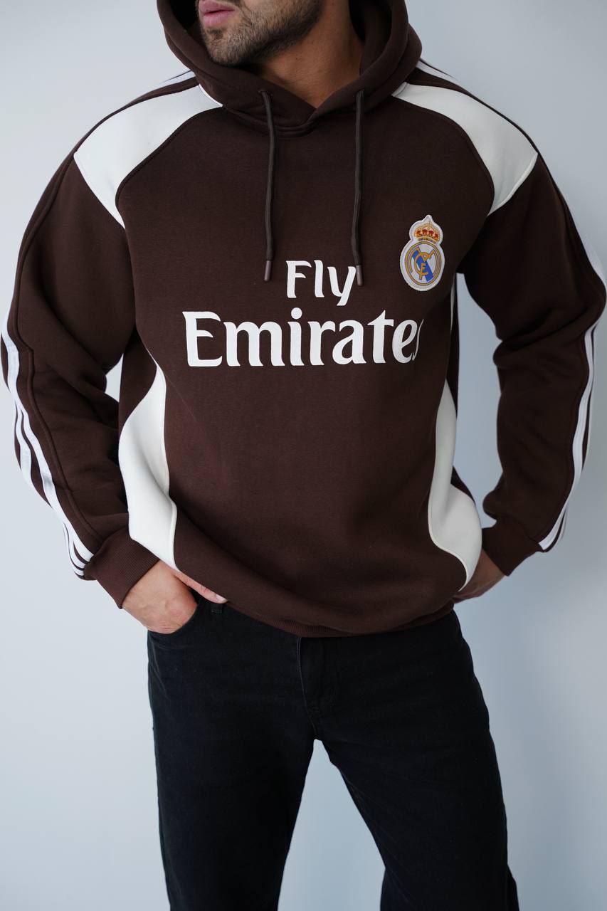 Fly Emirates - هودي ريال مدريد  , قالب كبير