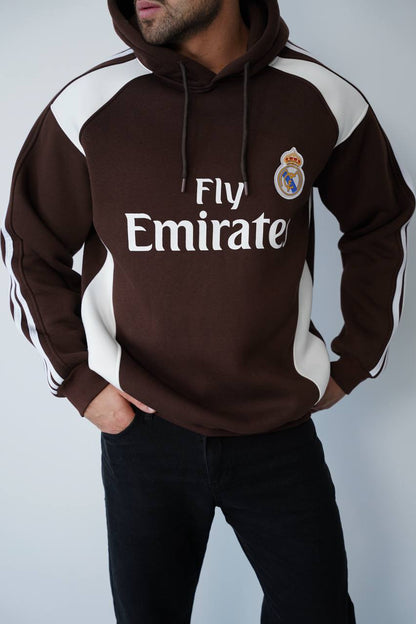 Fly Emirates - هودي ريال مدريد  , قالب كبير