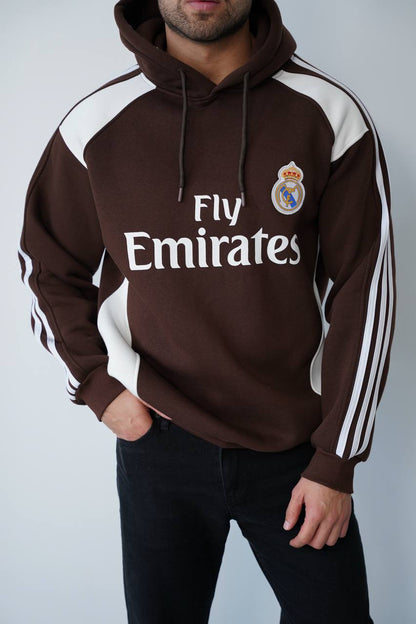 Fly Emirates - هودي ريال مدريد  , قالب كبير
