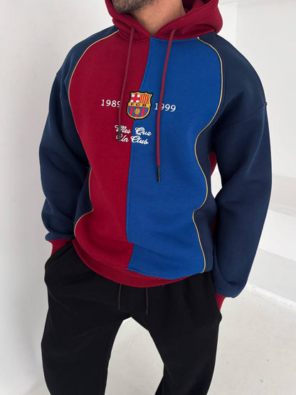 هودي برشلونة ازرق واحمر الرسمي , قالب كبير