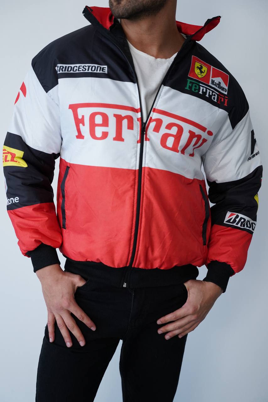 جاكيت فيراري مارلبورو مطري , مبطن