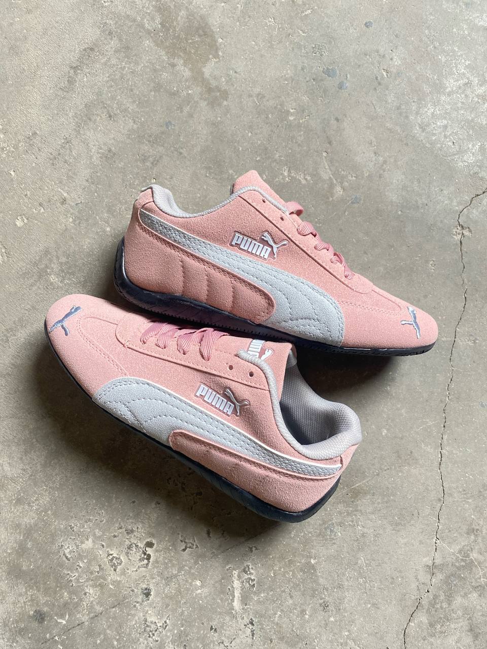 حذاء بوما شاموا وردي , قالب طبيعي (القياسات بين 36>40) - PUMA