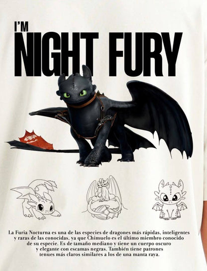 تيشيرتات ثنائية لابو سن Toothless & Light Fury