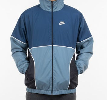 جاكيت نايك نيلي وسمائي كبوس , مطري خفيف